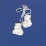 Thumbnail image for Modèle de carte avec chaussons tricotés