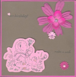 Post image for Carte d’ anniversaire nounours
