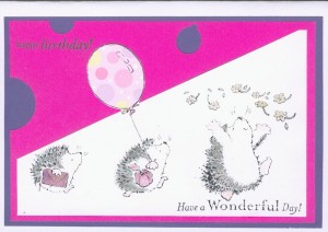 Post image for Comment faire une carte d’Anniversaire hérisson