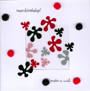 Post image for Comment faire une carte d’anniversaire avec motifs rouge et noir