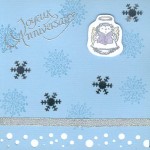 Thumbnail image for Modèle de Carte d’anniversaire avec flocons et ruban