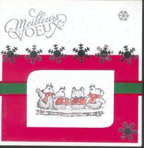Post image for Carte de voeux – chorale et flocons de neige !!