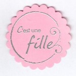 Thumbnail image for Embellissement pour cartes et faire-part : c’est une fille !