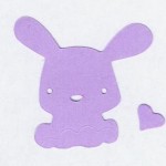Thumbnail image for 2 embellissements lapin EM1103 et EM1104