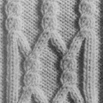 Thumbnail image for Modèle de torsade et diagramme pour tricot – 2