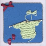 Thumbnail image for Modèle de Carte de naissance et petit pull tricoté CN1107