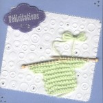Thumbnail image for Modèle de Carte de naissance et petit pull tricoté CN1106