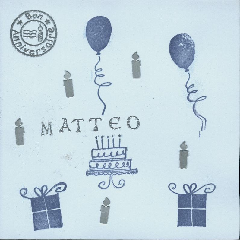 modele de carte anniversaire matteo