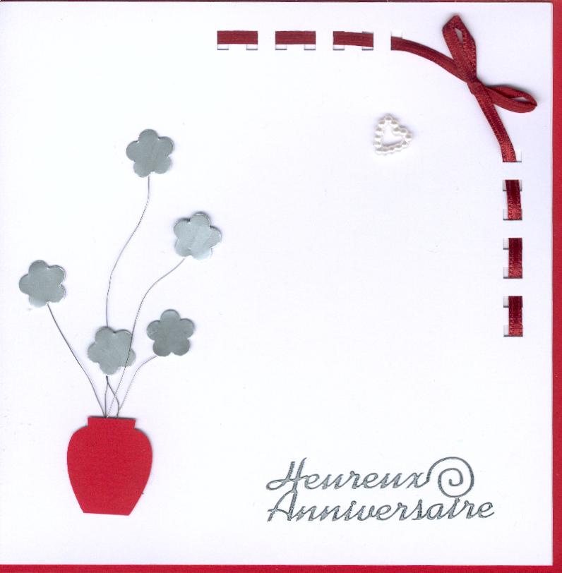 Carte d’anniversaire ‘bouquet de fleurs’