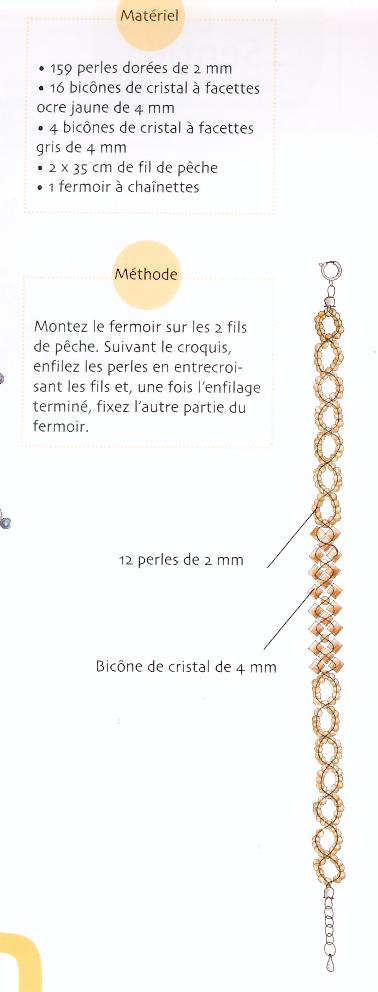 Bracelet en perles de rocaille et perles de Swarovski | VHD Créations