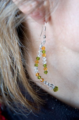 Boucle d’oreille artisanale