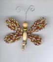 broche papillon en perle